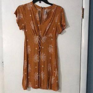 Beautiful Mustard Yellow Dress